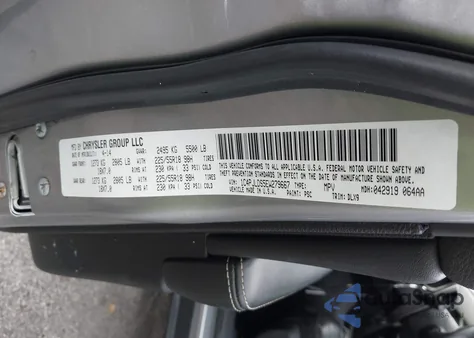 2014 Jeep Cherokee Limited из США, поврежденный, VIN 1C4PJLDS5EW279667